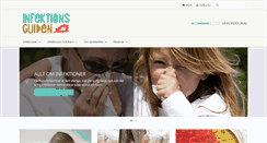 Desktop Screenshot of infektionsguiden.se
